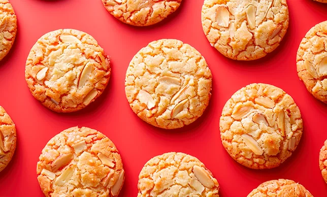 Hornea estas ricas galletas de almendra con coco y limón