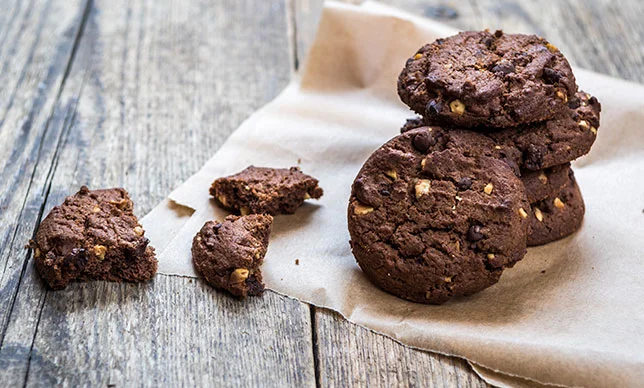 Mi receta favorita de galletas de chocolate y naranja