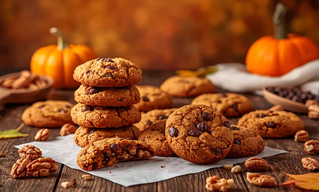 Recibimos al otoño con unas galletas de pumpkin spice