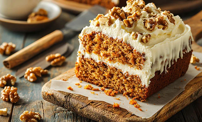 Mi receta especial de panqué de zanahoria con queso crema