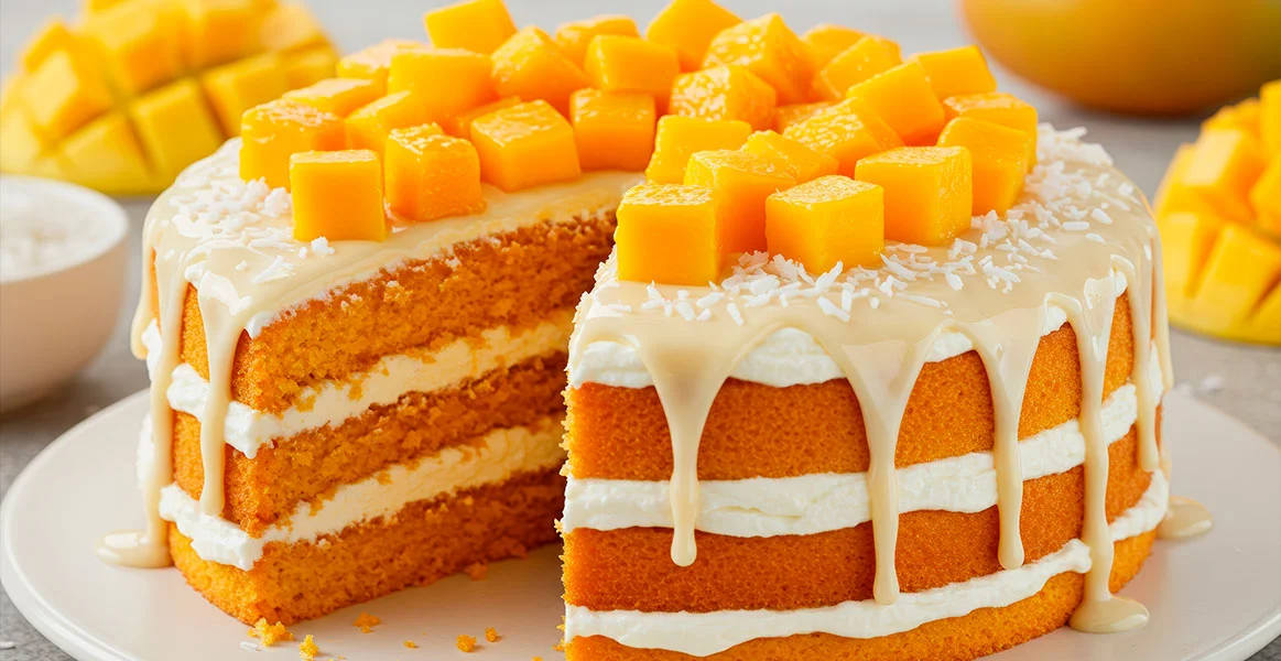 El pastel de mango que necesitas para el verano