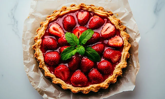 Prepara el pay de fresa más fresco de la primavera