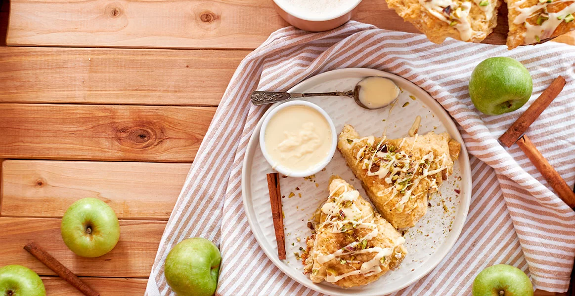 Mi receta favorita de scones de manzana