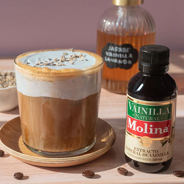 Café de vainilla y lavanda