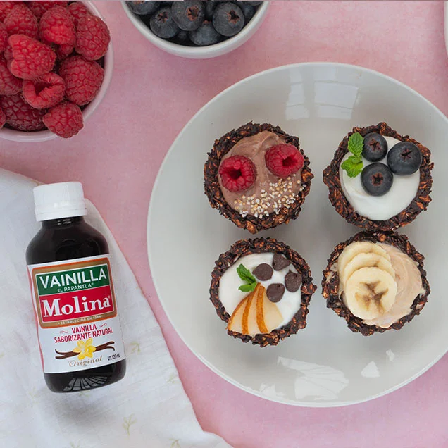 Cookie cups de chocolate