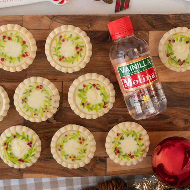 Mini tartas navideñas