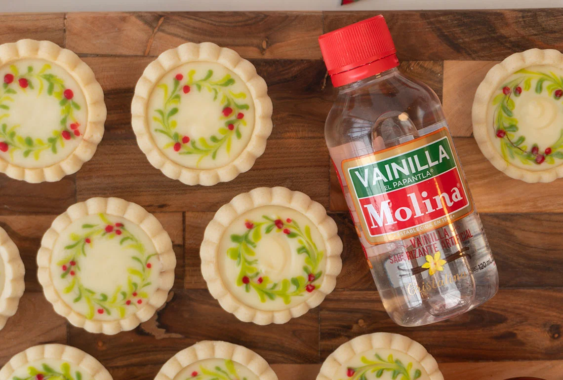 Mini tartas navideñas