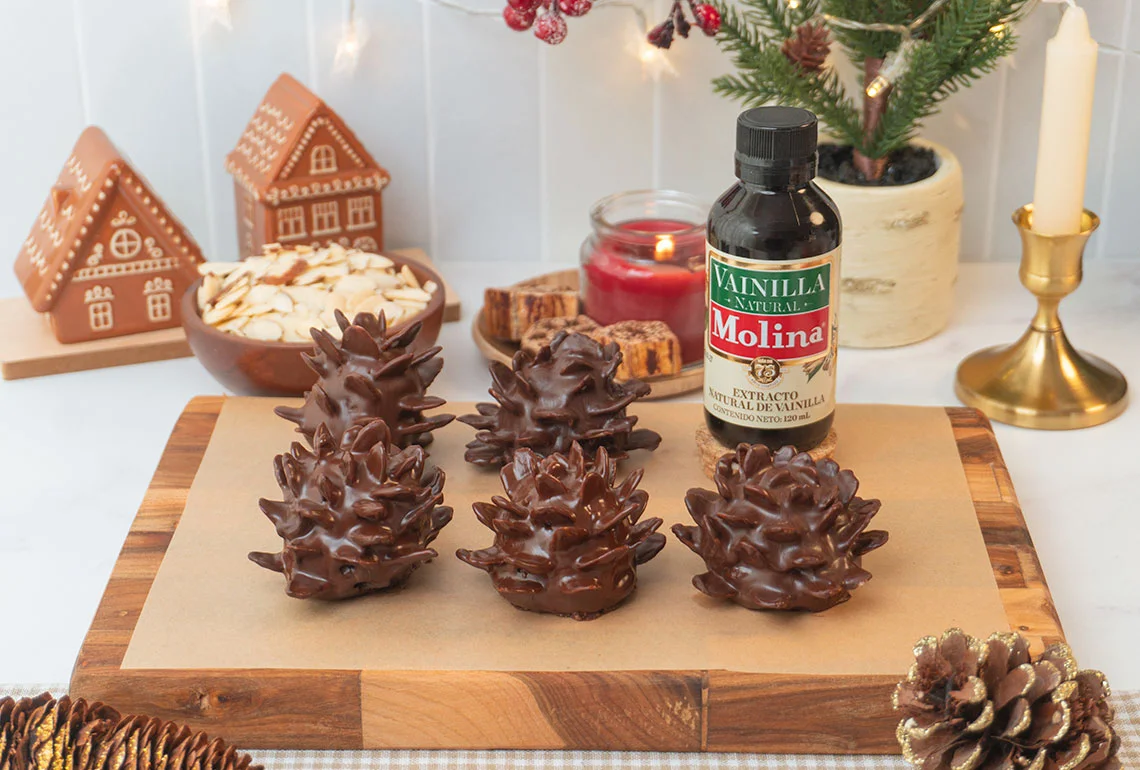 Trufas fit navideñas