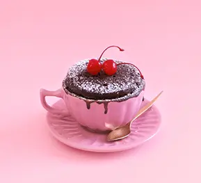 Mug cake de chocolate